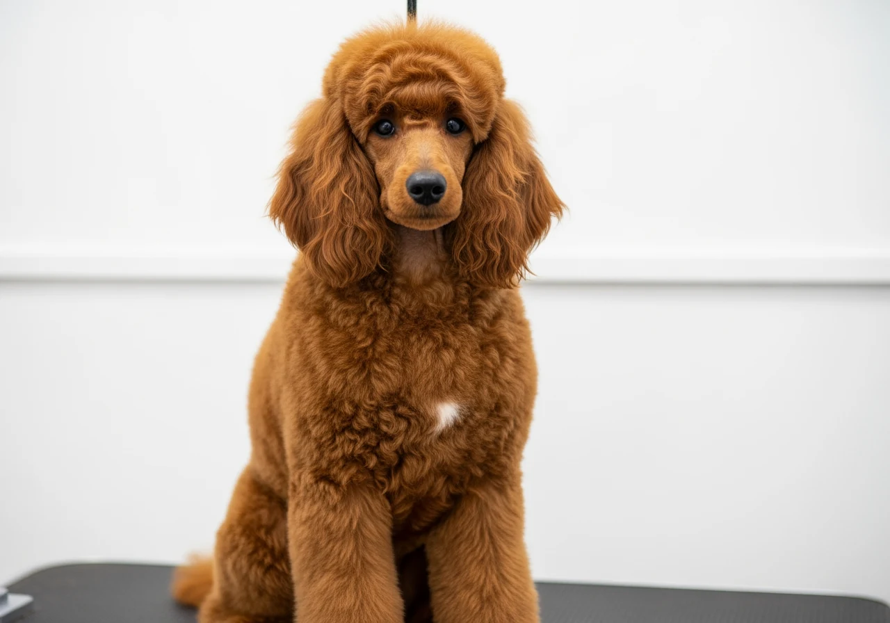Caniche rouge : quand consulter le vétérinaire